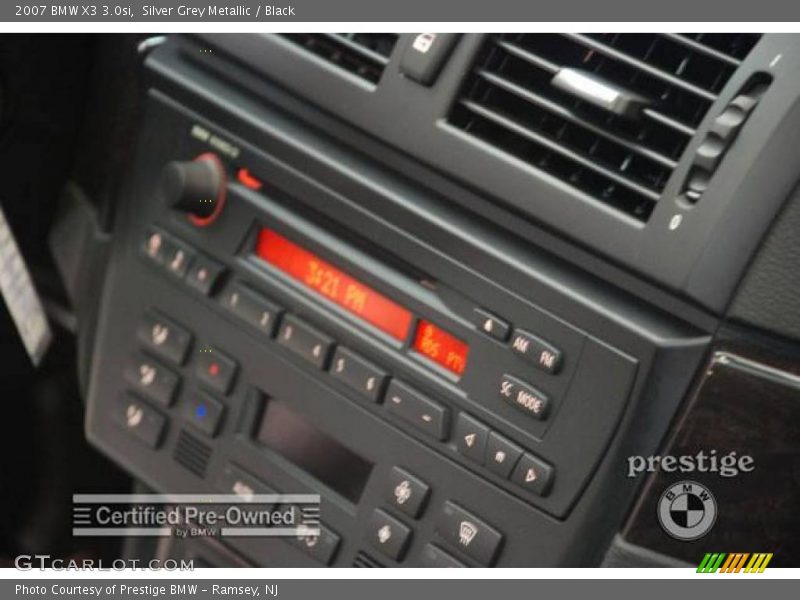 Silver Grey Metallic / Black 2007 BMW X3 3.0si