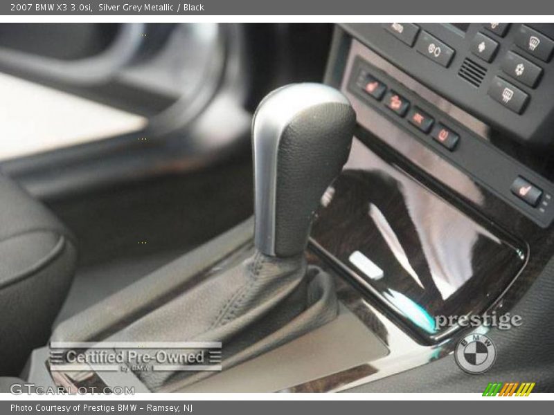 Silver Grey Metallic / Black 2007 BMW X3 3.0si