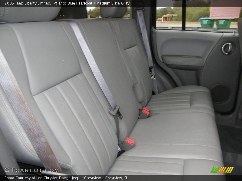Atlantic Blue Pearlcoat / Medium Slate Gray 2005 Jeep Liberty Limited