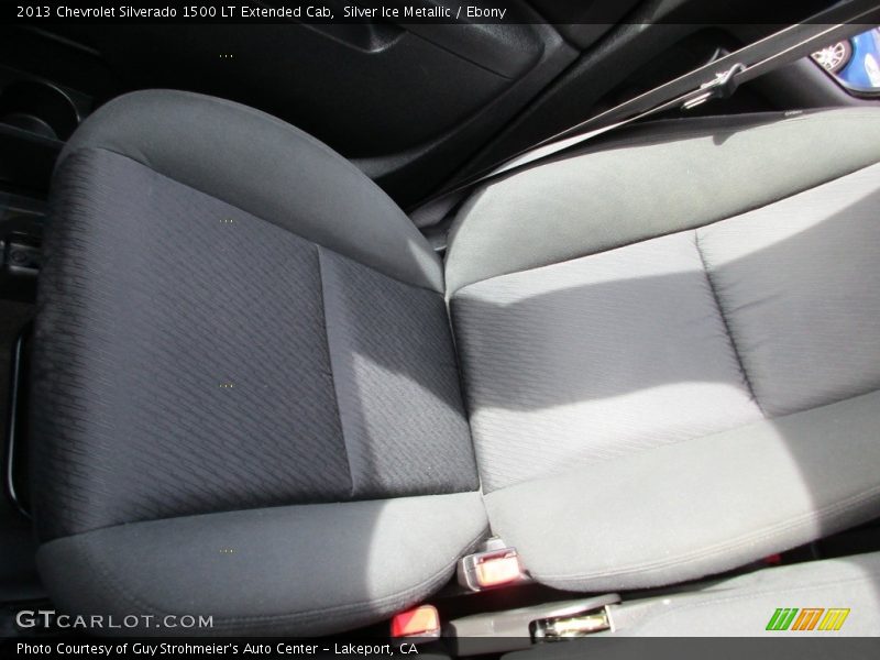 Silver Ice Metallic / Ebony 2013 Chevrolet Silverado 1500 LT Extended Cab