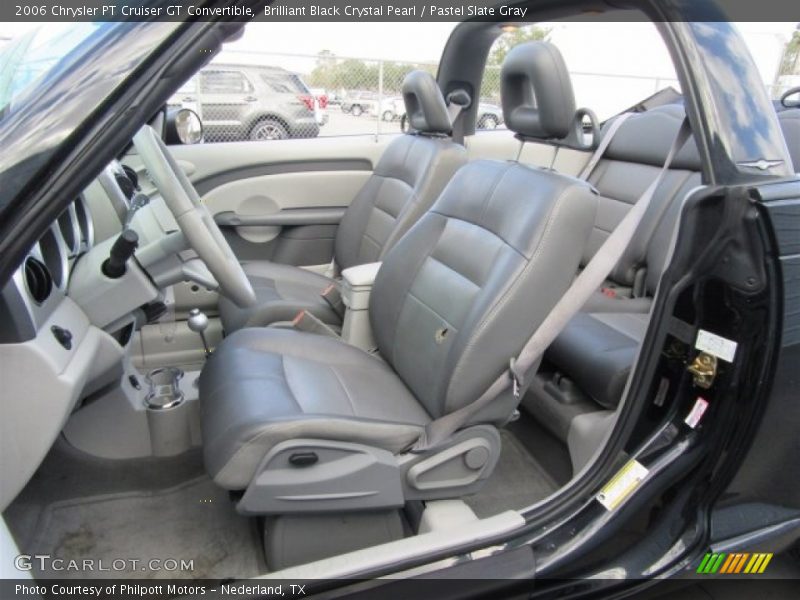 Brilliant Black Crystal Pearl / Pastel Slate Gray 2006 Chrysler PT Cruiser GT Convertible