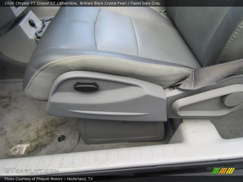 Brilliant Black Crystal Pearl / Pastel Slate Gray 2006 Chrysler PT Cruiser GT Convertible