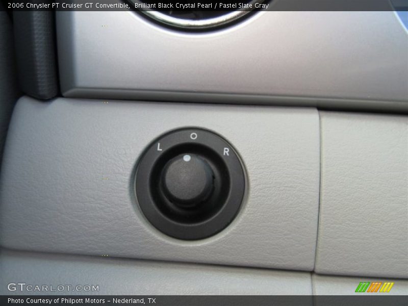Brilliant Black Crystal Pearl / Pastel Slate Gray 2006 Chrysler PT Cruiser GT Convertible