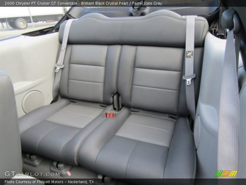 Brilliant Black Crystal Pearl / Pastel Slate Gray 2006 Chrysler PT Cruiser GT Convertible