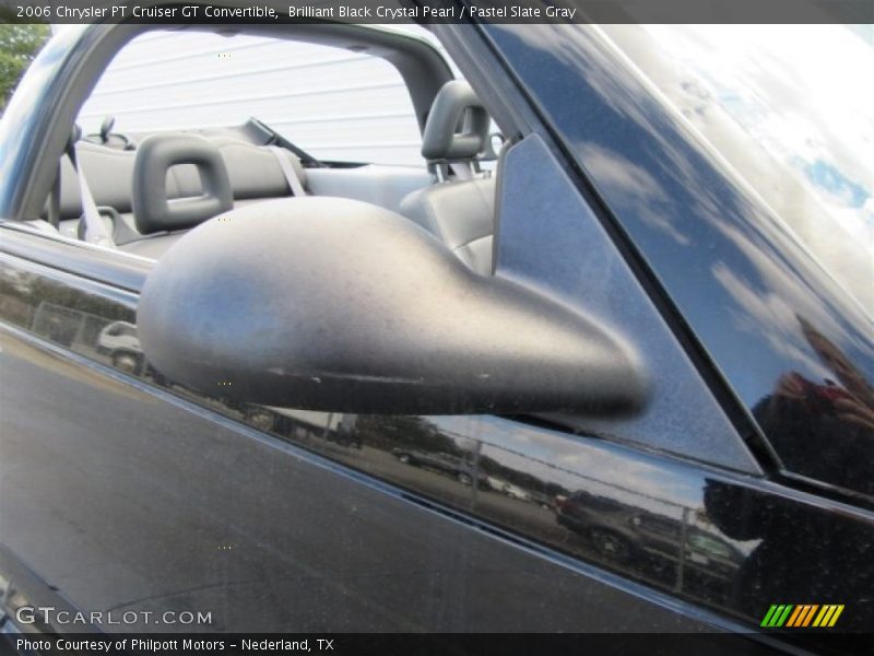 Brilliant Black Crystal Pearl / Pastel Slate Gray 2006 Chrysler PT Cruiser GT Convertible