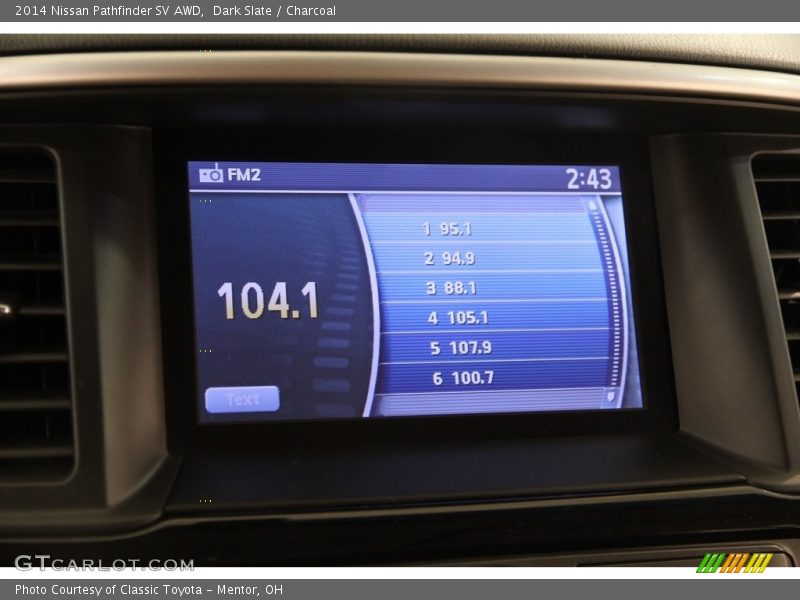 Dark Slate / Charcoal 2014 Nissan Pathfinder SV AWD