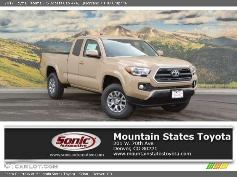 Quicksand / TRD Graphite 2017 Toyota Tacoma SR5 Access Cab 4x4