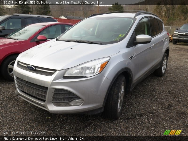 Ingot Silver Metallic / Charcoal Black 2013 Ford Escape SE 2.0L EcoBoost