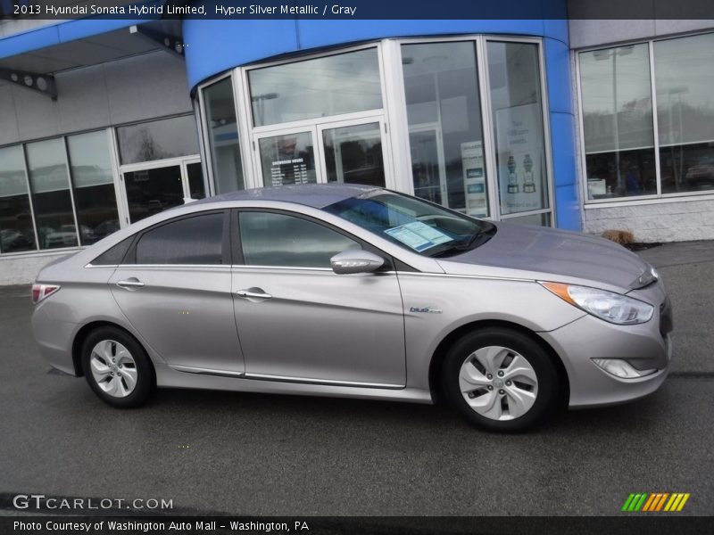 Hyper Silver Metallic / Gray 2013 Hyundai Sonata Hybrid Limited