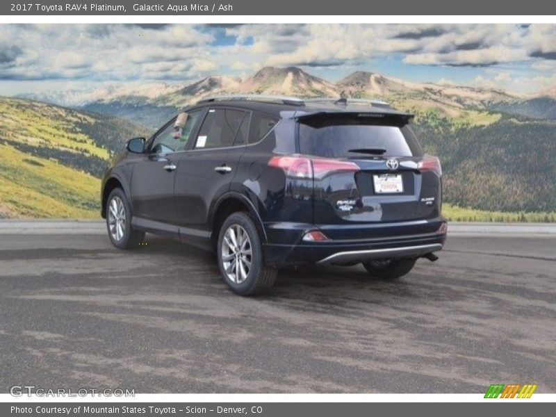 Galactic Aqua Mica / Ash 2017 Toyota RAV4 Platinum