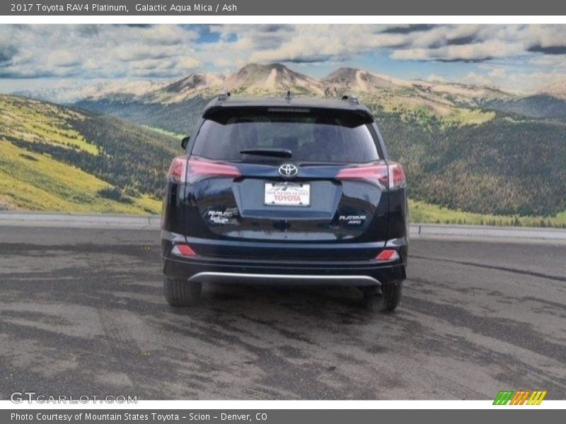 Galactic Aqua Mica / Ash 2017 Toyota RAV4 Platinum