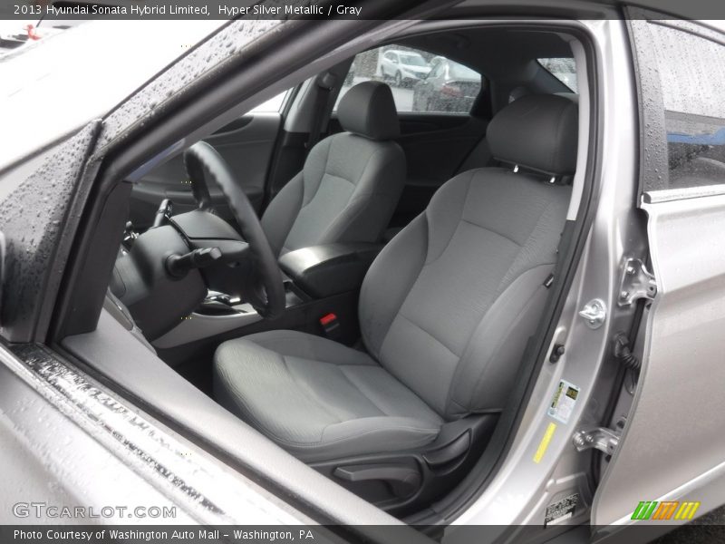 Hyper Silver Metallic / Gray 2013 Hyundai Sonata Hybrid Limited