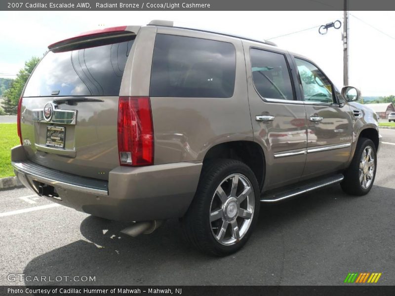 Radiant Bronze / Cocoa/Light Cashmere 2007 Cadillac Escalade AWD