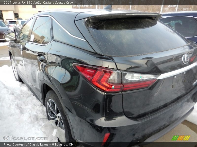 Caviar / Stratus Gray 2017 Lexus RX 350 AWD