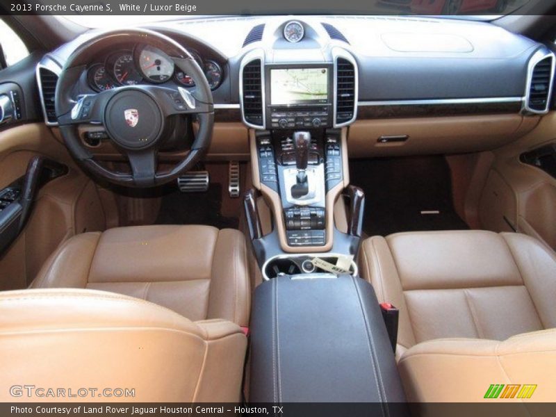 White / Luxor Beige 2013 Porsche Cayenne S