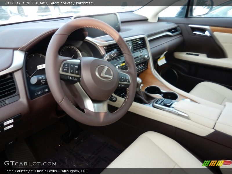 Atomic Silver / Parchment 2017 Lexus RX 350 AWD