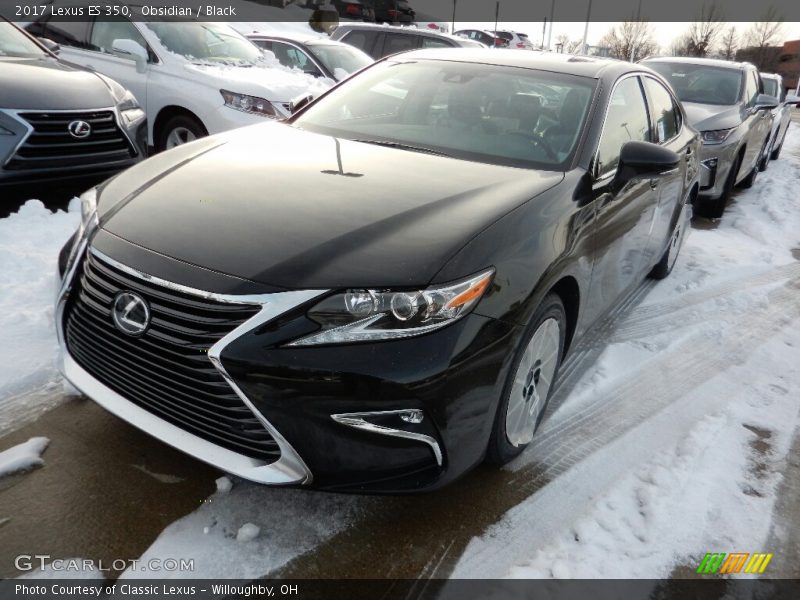 Obsidian / Black 2017 Lexus ES 350