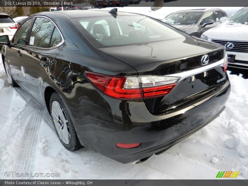 Obsidian / Black 2017 Lexus ES 350