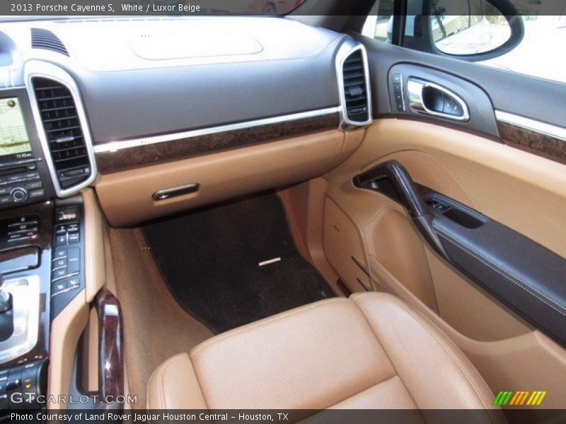 White / Luxor Beige 2013 Porsche Cayenne S