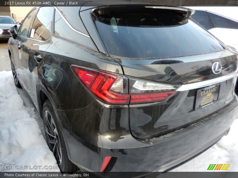 Caviar / Black 2017 Lexus RX 450h AWD