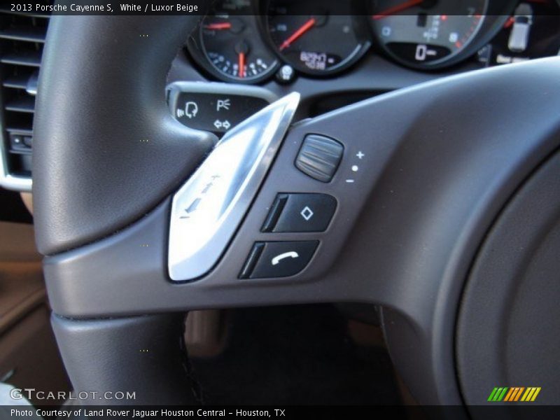 White / Luxor Beige 2013 Porsche Cayenne S