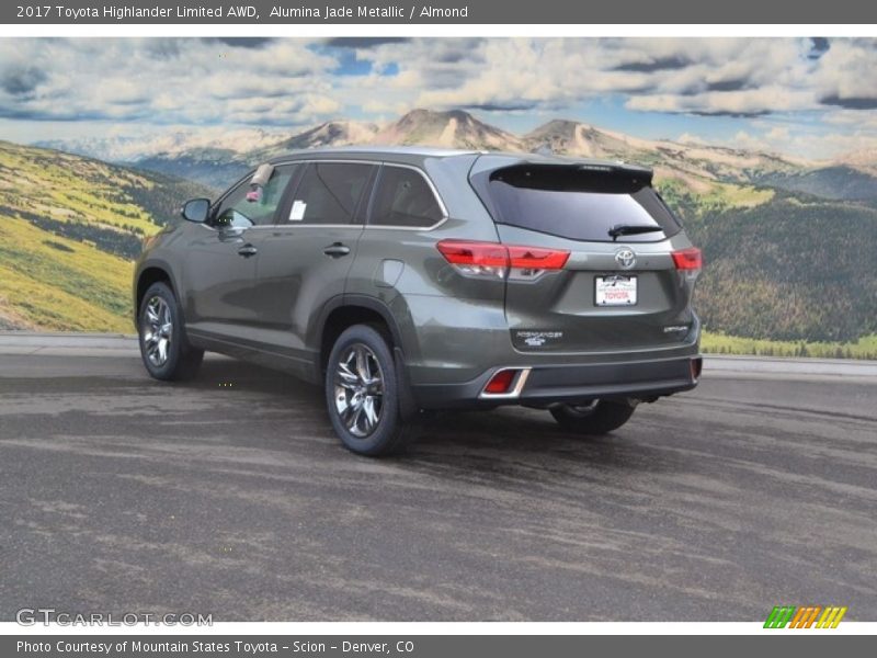 Alumina Jade Metallic / Almond 2017 Toyota Highlander Limited AWD