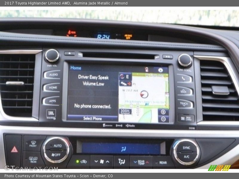 Alumina Jade Metallic / Almond 2017 Toyota Highlander Limited AWD