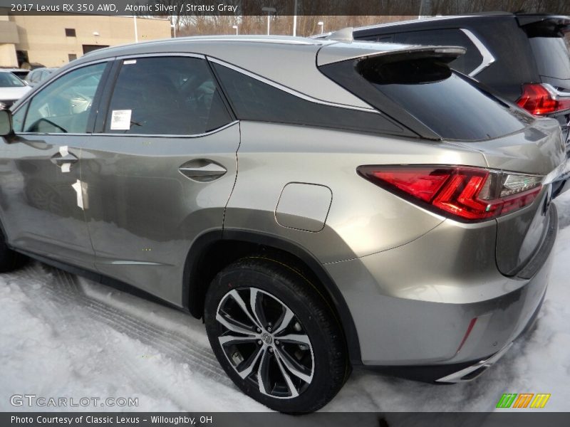 Atomic Silver / Stratus Gray 2017 Lexus RX 350 AWD