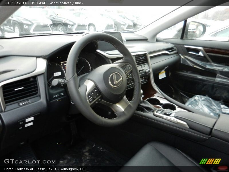 Atomic Silver / Black 2017 Lexus RX 350 AWD