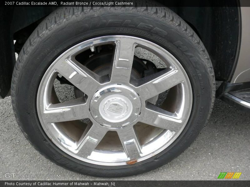 Radiant Bronze / Cocoa/Light Cashmere 2007 Cadillac Escalade AWD