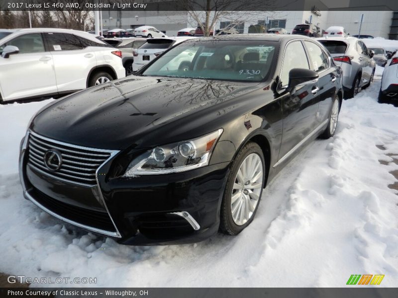 Obsidian / Light Gray 2017 Lexus LS 460 AWD