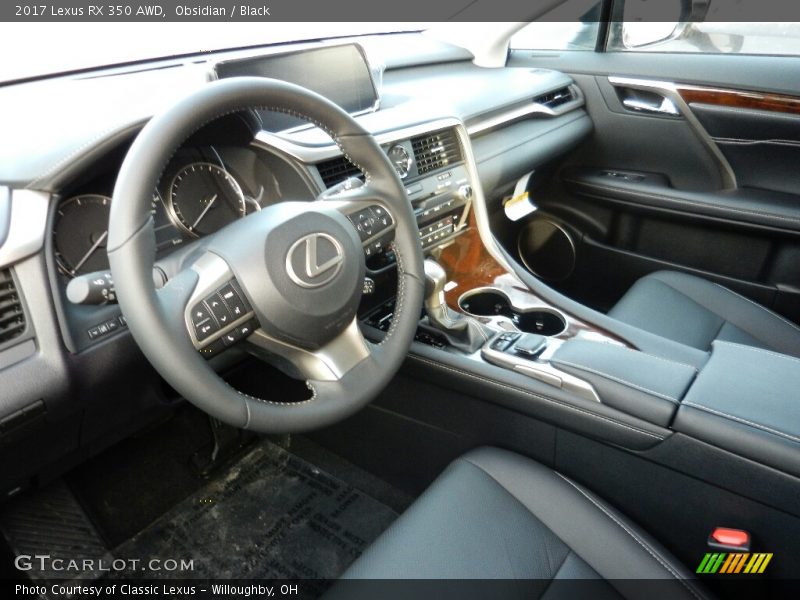 Obsidian / Black 2017 Lexus RX 350 AWD