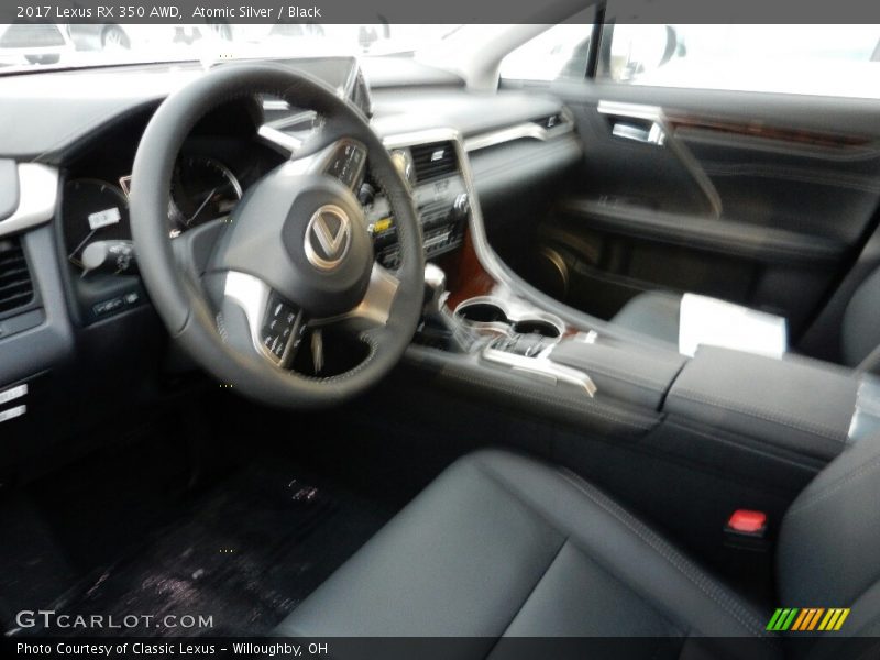 Atomic Silver / Black 2017 Lexus RX 350 AWD