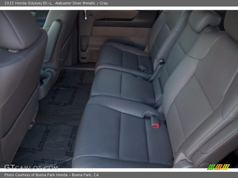 Alabaster Silver Metallic / Gray 2015 Honda Odyssey EX-L