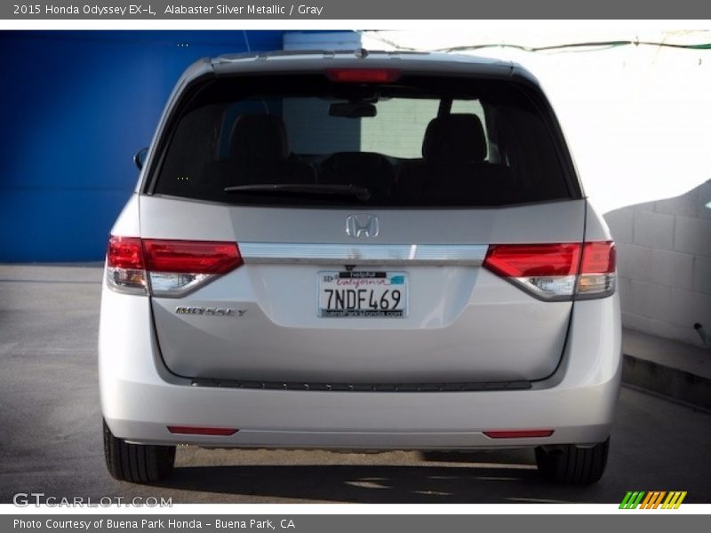 Alabaster Silver Metallic / Gray 2015 Honda Odyssey EX-L