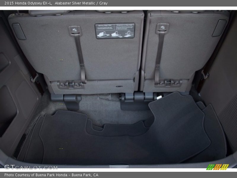 Alabaster Silver Metallic / Gray 2015 Honda Odyssey EX-L