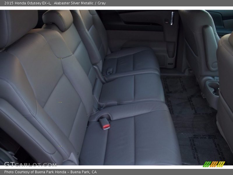 Alabaster Silver Metallic / Gray 2015 Honda Odyssey EX-L
