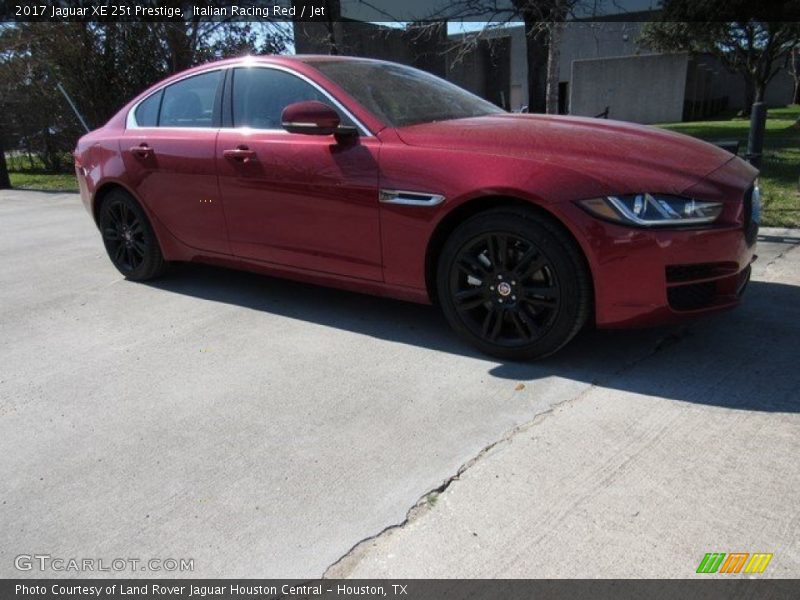 Italian Racing Red / Jet 2017 Jaguar XE 25t Prestige