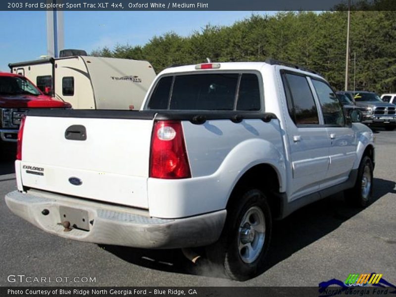 Oxford White / Medium Flint 2003 Ford Explorer Sport Trac XLT 4x4