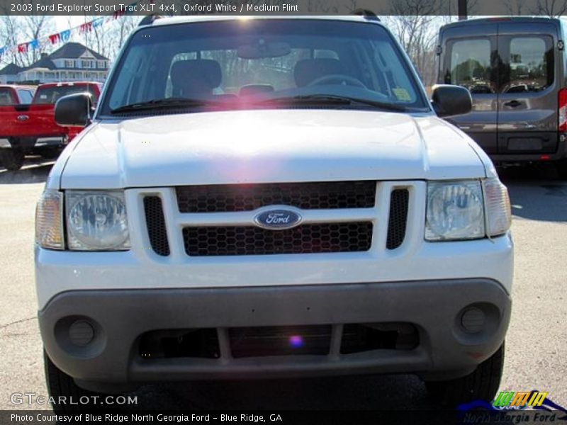 Oxford White / Medium Flint 2003 Ford Explorer Sport Trac XLT 4x4