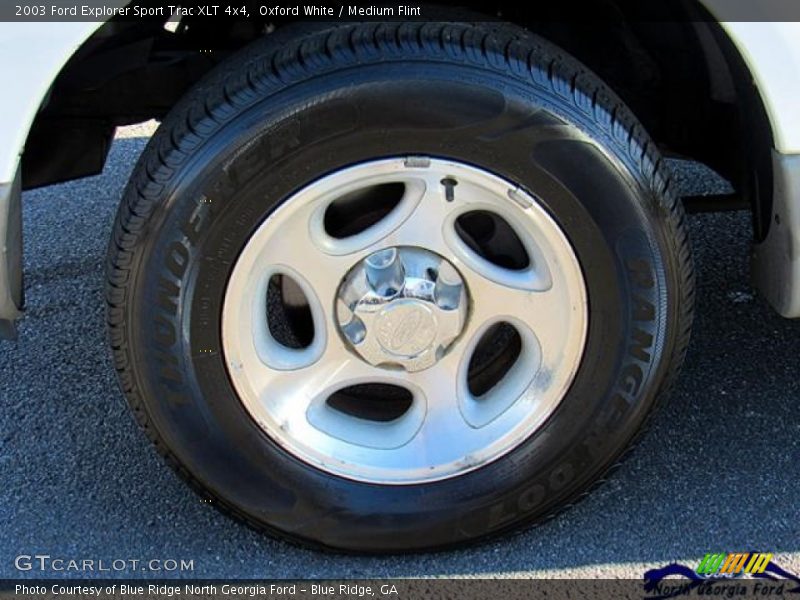 Oxford White / Medium Flint 2003 Ford Explorer Sport Trac XLT 4x4