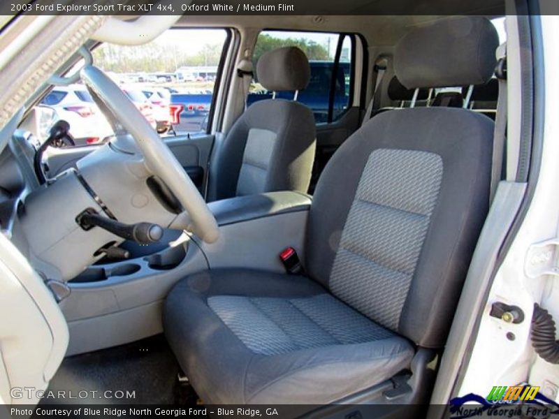 Oxford White / Medium Flint 2003 Ford Explorer Sport Trac XLT 4x4