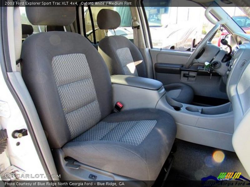 Oxford White / Medium Flint 2003 Ford Explorer Sport Trac XLT 4x4