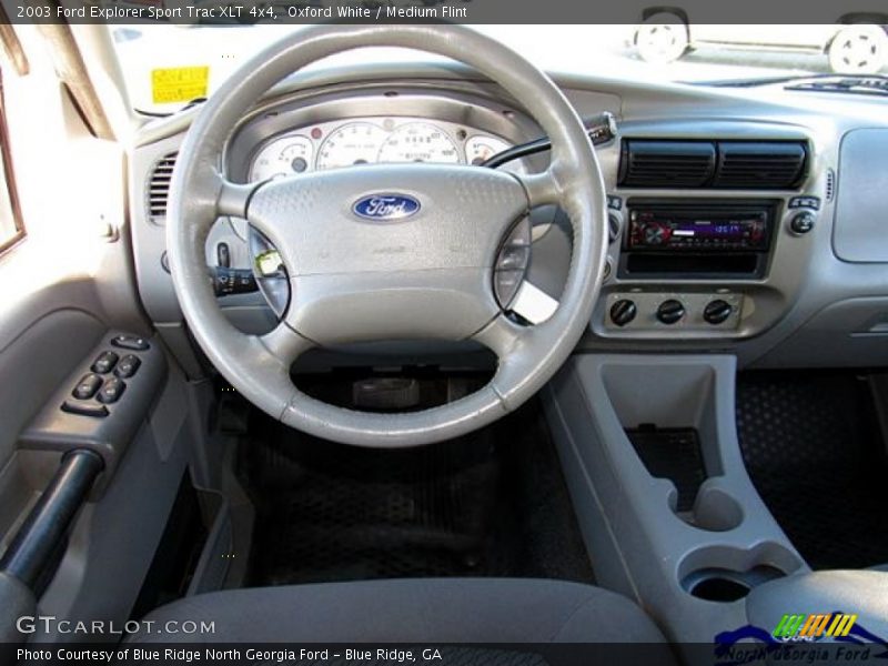 Oxford White / Medium Flint 2003 Ford Explorer Sport Trac XLT 4x4