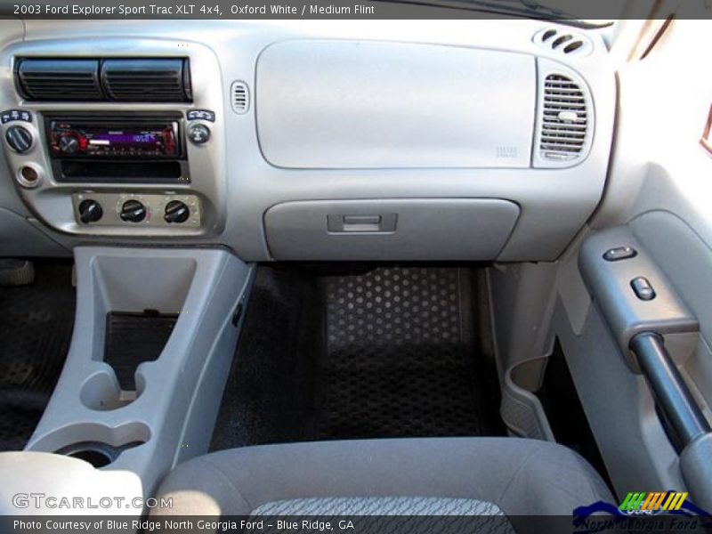 Oxford White / Medium Flint 2003 Ford Explorer Sport Trac XLT 4x4