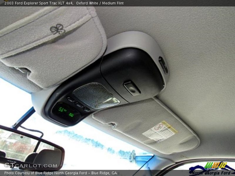 Oxford White / Medium Flint 2003 Ford Explorer Sport Trac XLT 4x4