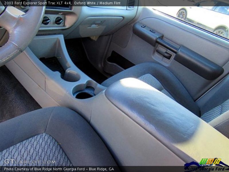 Oxford White / Medium Flint 2003 Ford Explorer Sport Trac XLT 4x4