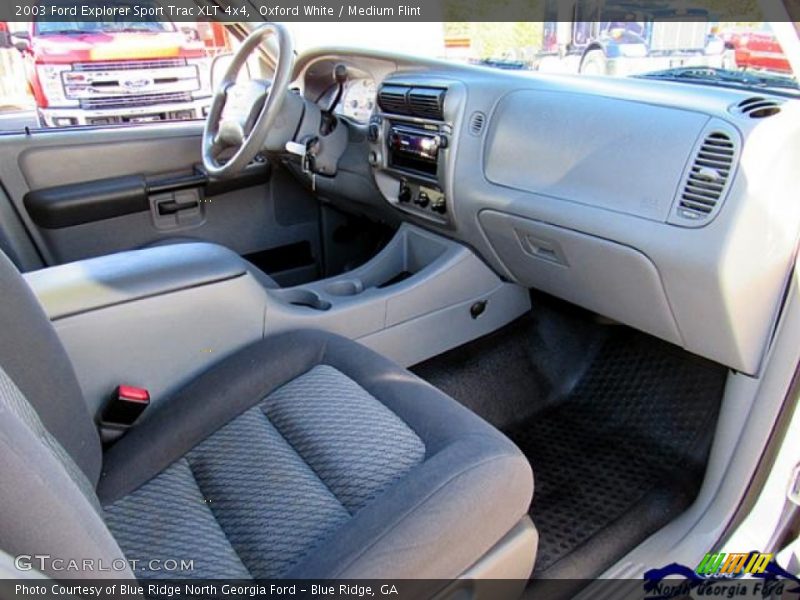 Oxford White / Medium Flint 2003 Ford Explorer Sport Trac XLT 4x4