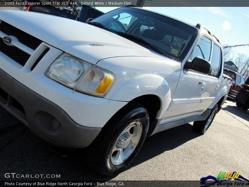 Oxford White / Medium Flint 2003 Ford Explorer Sport Trac XLT 4x4