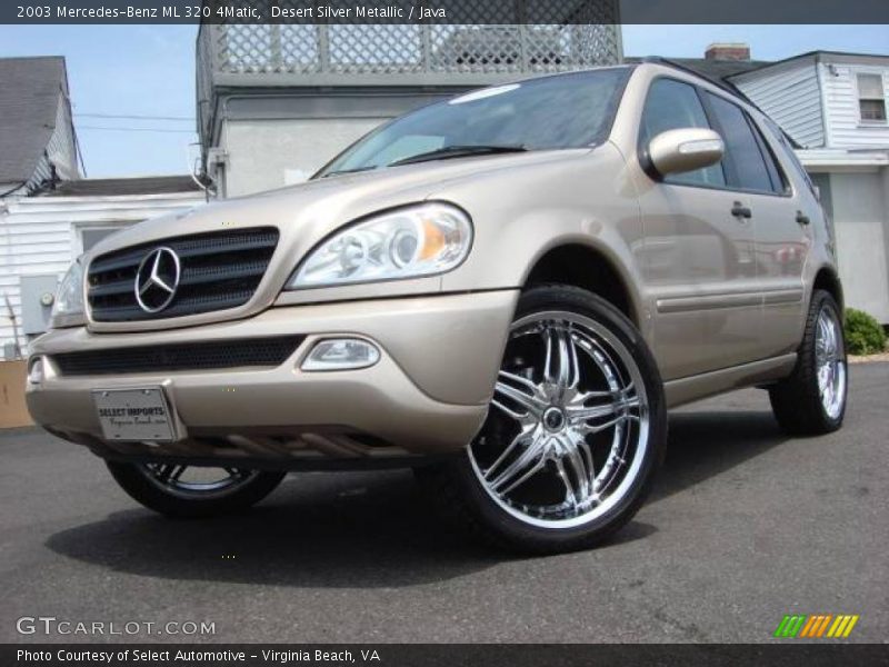 Desert Silver Metallic / Java 2003 Mercedes-Benz ML 320 4Matic